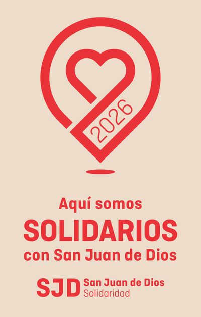 Distintivo Somos Solidarios - Hospital San Juan de Dios 2026